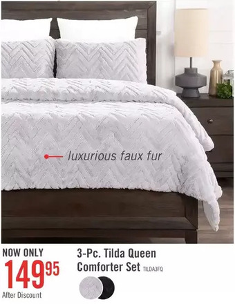 The Brick Tilda 3-piece full/queen comforter set offer