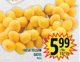 Marché Adonis Fresh yellow dates offer
