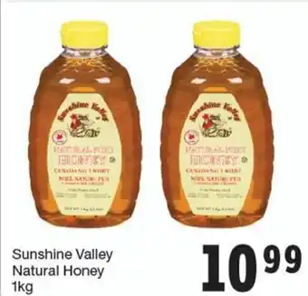 Quality Foods Sunshine Valley Natural Honey 1kg offer