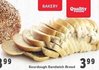 Quality Foods Sourdough Sandwich Bread offer