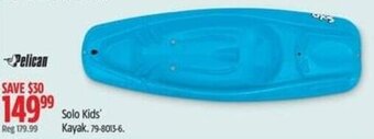 Canadian Tire Pelican Solo Kids' Kayak. 79-8013-6. offer