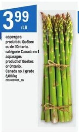 Maxi asparagus offer