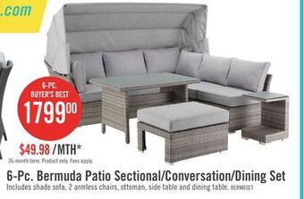 The Brick Bermuda 6-piece patio conversation set offer