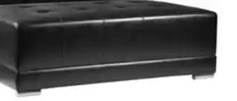 The Brick Rocklin leather-look fabric ottoman - black offer