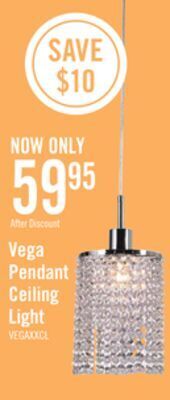 The Brick Vega ceiling light offer
