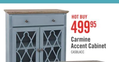 The Brick Carmine accent cabinet - blue offer
