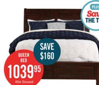 The Brick Sonoma queen bed offer