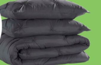 The Brick Brianna 3-piece full/queen comforter set - dark grey offer
