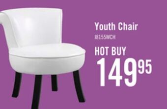 The Brick Monarch children's accent chair white offer