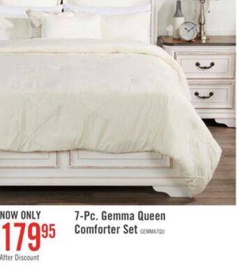 The Brick Gemma 7-piece comforter set - queen offer