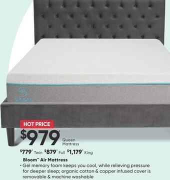 Sleep Country Bloom™ air mattress offer