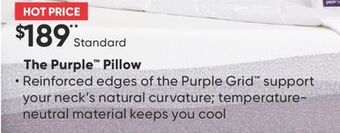 Sleep Country The purple™ pillow offer