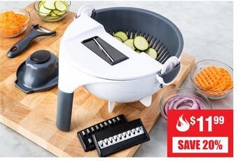 Kitchen Stuff Plus 12 pc. multi-prep colander & slicer/grater set offer
