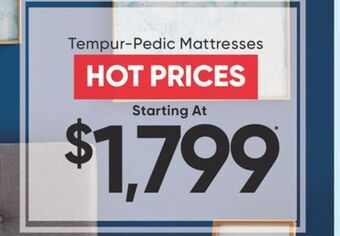 Sleep Country Tempur-pedic mattresses offer