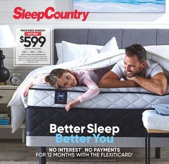 Sleep Country Sealy® perfect rest holt mattress offer