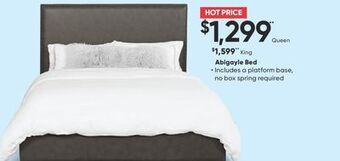 Sleep Country Abigayle bed offer