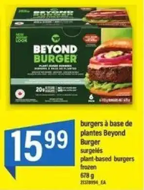 Maxi plant-based burgers 678 g offer