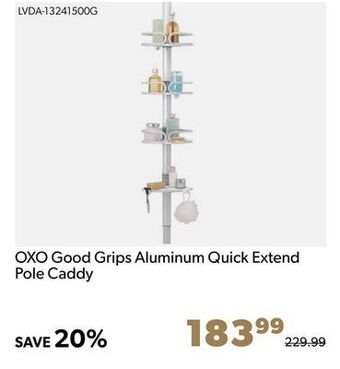 Shopper+ Oxo good grips aluminum quick extend pole caddy offer