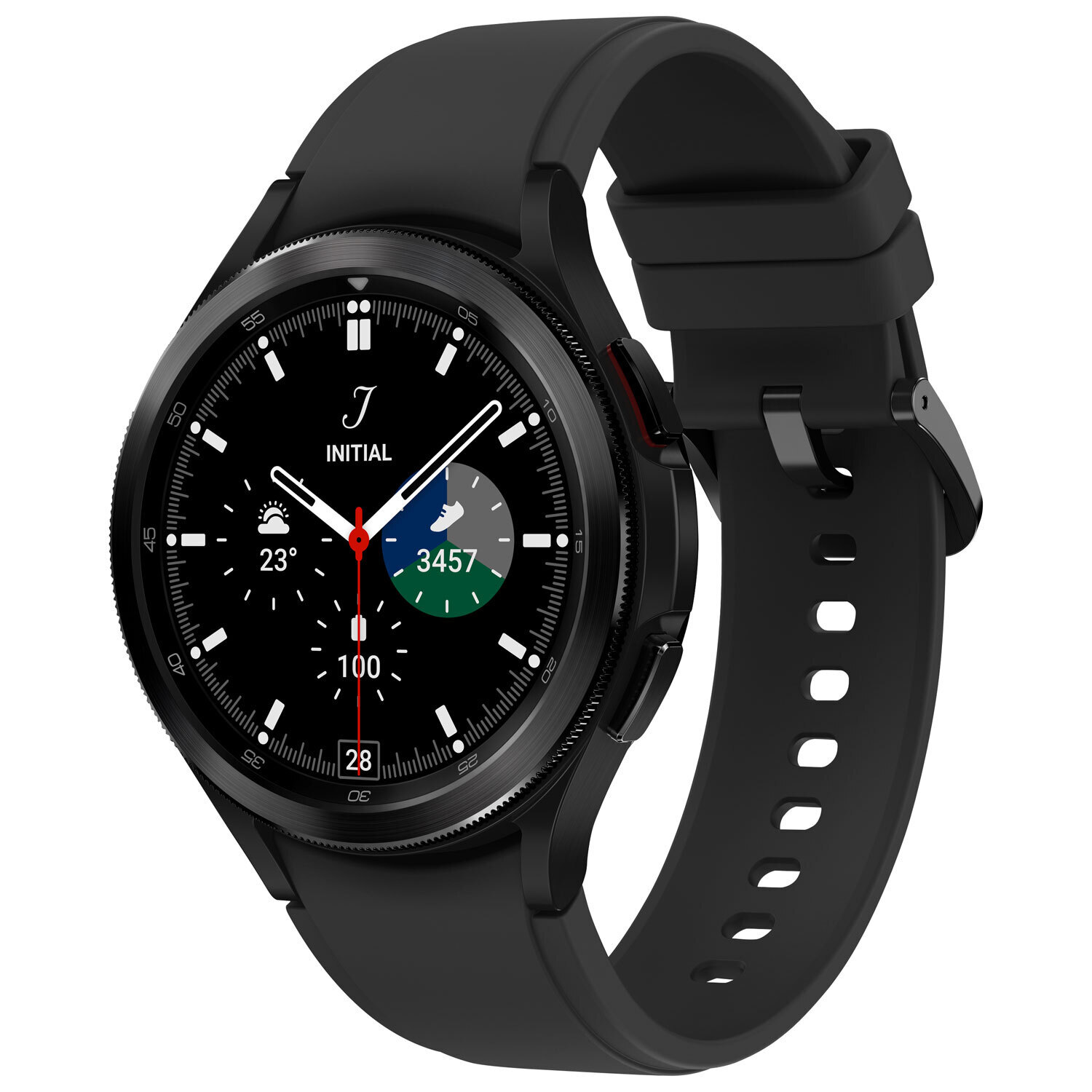 Best Buy Samsung galaxy watch4 classic 46mm smartwatch with heart rate monitor - black offer
