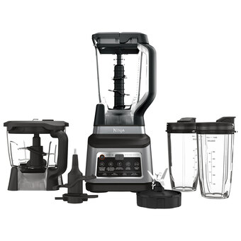 Best Buy Ninja proplus auto-iq kitchen system with 1.89l 1200-watt blender, pitcher & cups - silver/black - only at best buy offer