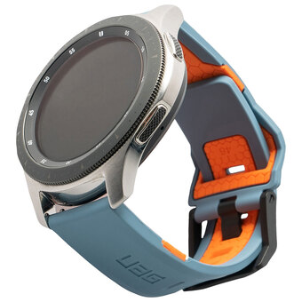 Best Buy Uag civilian 46mm silicone strap for samsung galaxy watch - slate/orange offer