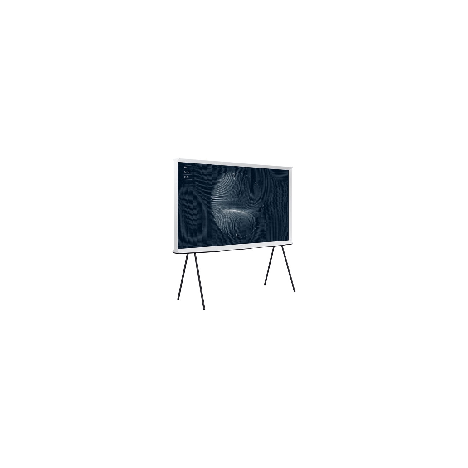 Best Buy Open box - samsung the serif 65 4k uhd hdr qled tizen smart tv (qn65ls01bafxzc) - 2022 - cloud white offer