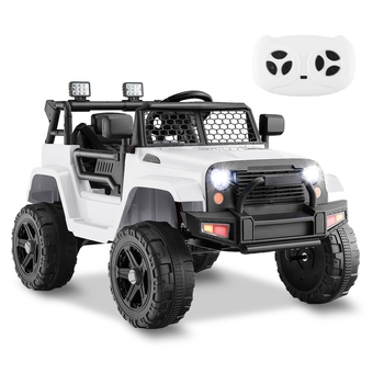Best Buy Costway 12v battery powered ride on truck electric kids ride on car with remote control 4-wheel vehicle toy for boys & girls offer