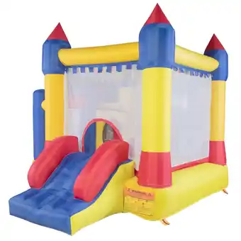 Best Buy Tobbi inflatable bounce house kid jump and slide castle bouncer with trampoline offer