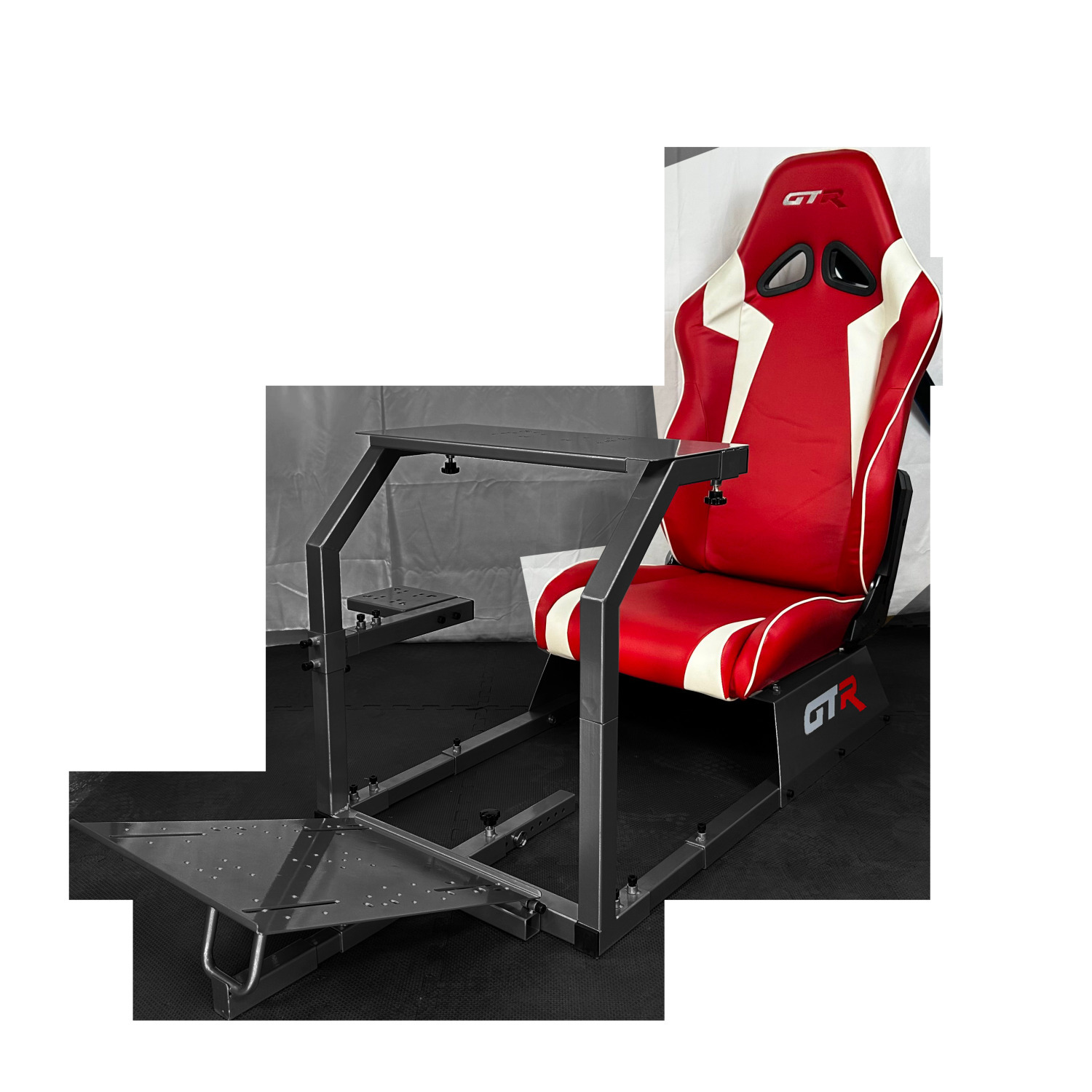 Best Buy Gtr simulator gta model black frame with red/white real racing seat offer