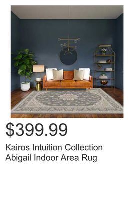 Costco Kairos intuition collection abigail indoor area rug offer