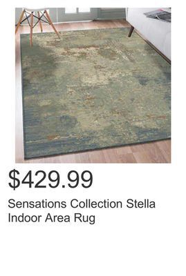 Costco Sensations collection stella indoor area rug offer