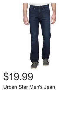 Costco Urban star men's jean offer