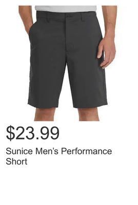 Costco Sunice men's performance short offer