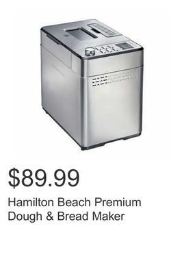 Costco Hamilton beach premium dough & bread maker offer