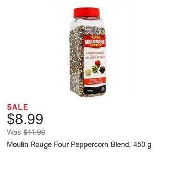 Costco Moulin rouge four peppercorn blend, 450 g offer