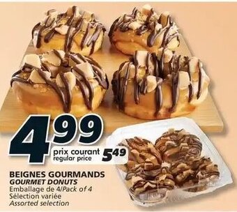IGA GOURMET DONUTS Pack of 4 offer