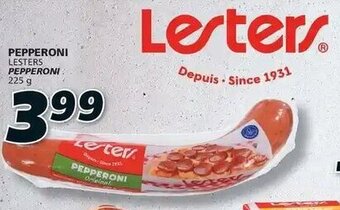 IGA LESTERS PEPPERONI 225 g offer