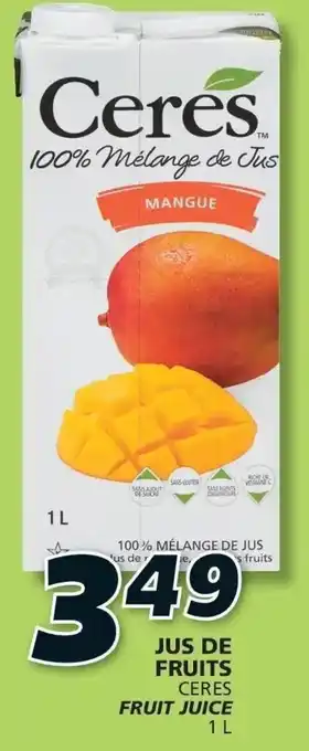 IGA CERES FRUIT JUICE 1 L offer