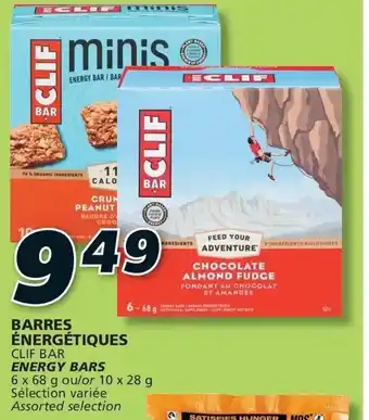 IGA CLIF BAR ENERGY BARS 6 x 68 g offer