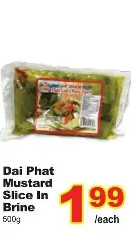 T&T Supermarket Dai phat mustard slice in brine offer