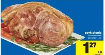 Real Canadian Superstore Pork picnic offer