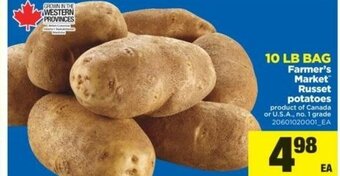 Real Canadian Superstore Farmer's market russet potatoes offer