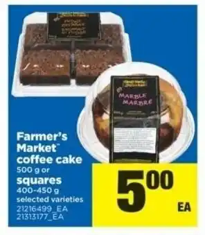 Real Canadian Superstore Farmer's market coffee cake offer