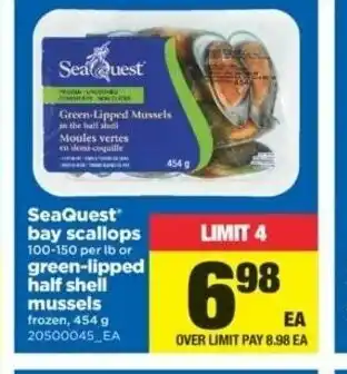 Real Canadian Superstore Seaquest bay scallops offer