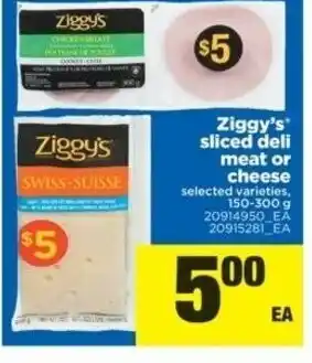 Real Canadian Superstore Ziggy's sliced deli meta or cheese offer