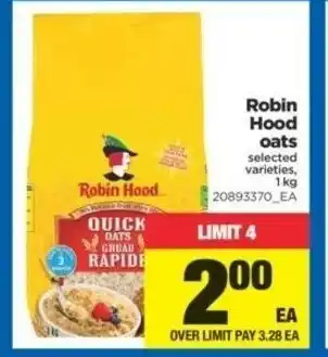 Real Canadian Superstore Robin hood oats offer