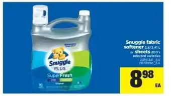 Real Canadian Superstore Snuggle fabric softener offer