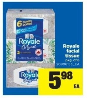 Real Canadian Superstore Royale facial tissue offer