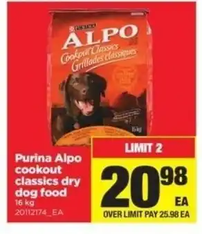 Real Canadian Superstore Purina alpo cookout classics dry dog food offer
