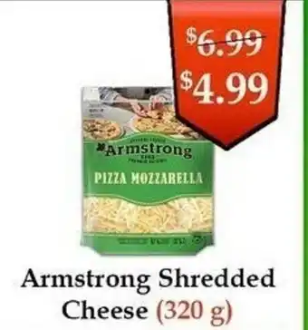 Armstrong shredded cheese